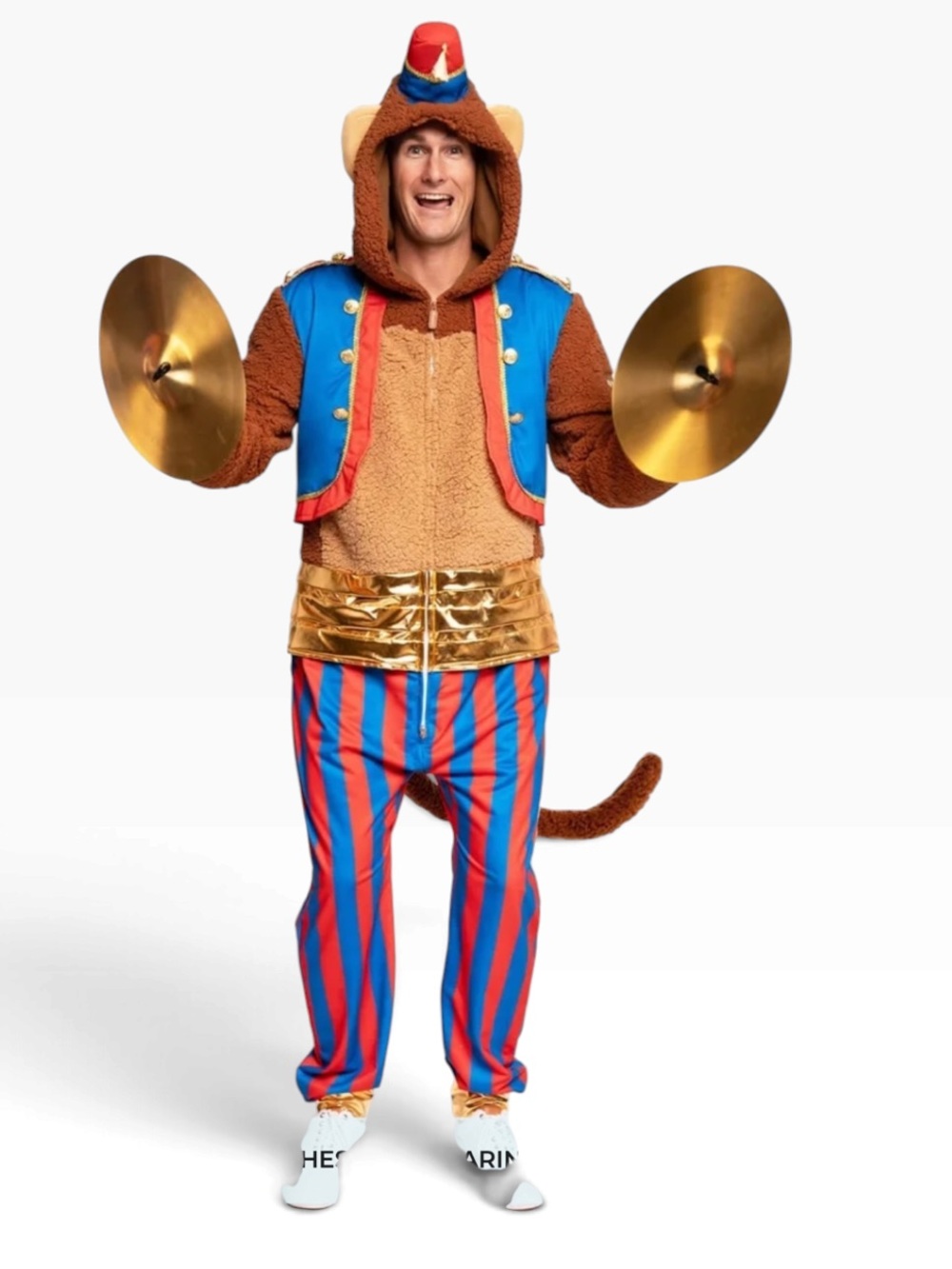 Men’s Circus Monkey Halloween Costume  Monkey Hooded Costume Set